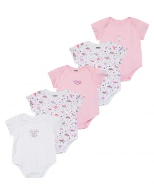 ENERGIERS Rompers full-body 5-piece Girl (0 -15 months)