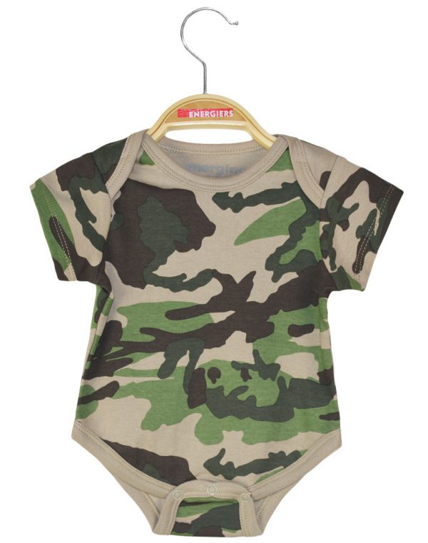2 pcs set of body cotton with army print