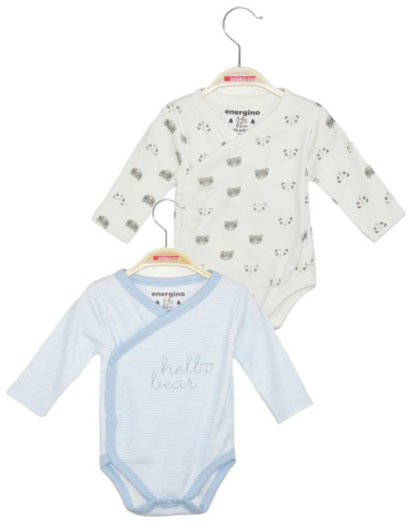 Energiers 2pcs rompers for baby boy (0 - 15 months)