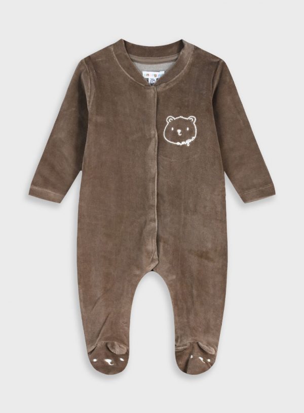 Baby velvet romper