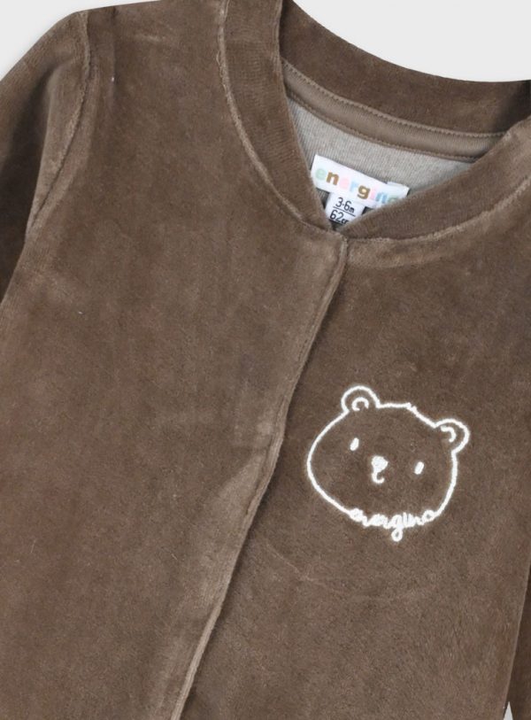 Baby velvet romper