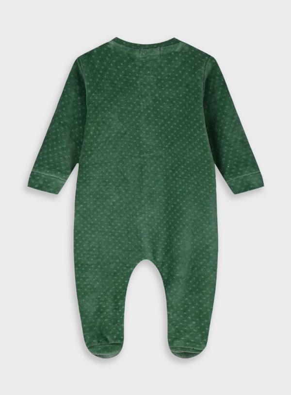 Baby velvet romper
