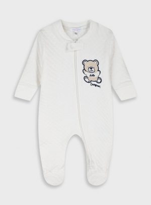 Baby quilted romper