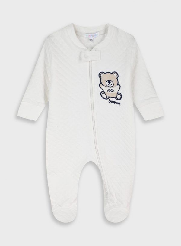 Baby quilted romper