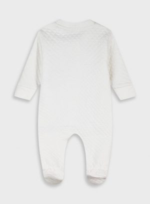 Baby quilted romper