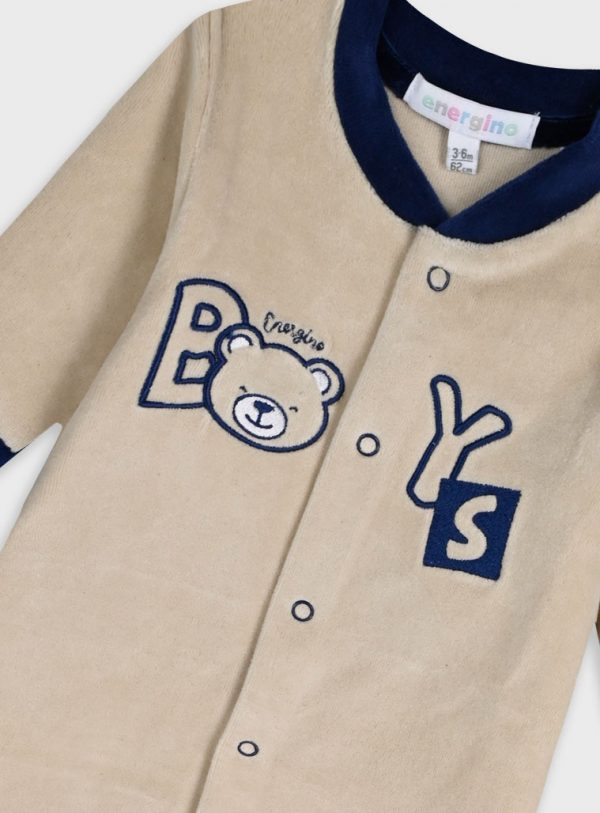 Baby velvet romper