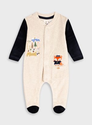 Baby velvet romper