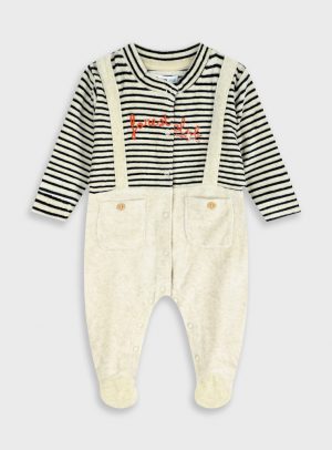 Baby velvet romper