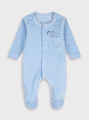 Baby velvet romper