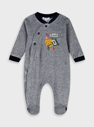 Baby velvet romper