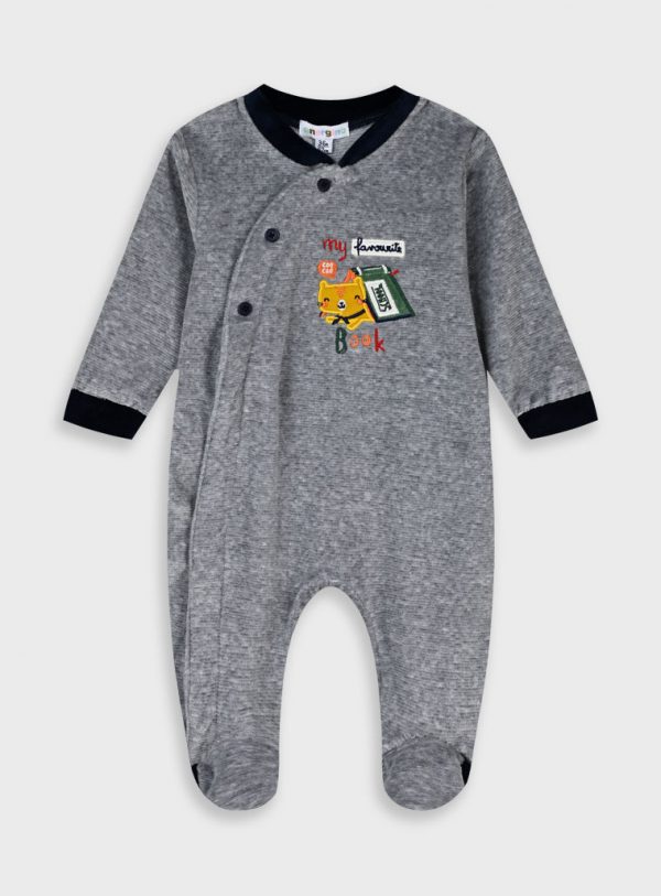 Baby velvet romper
