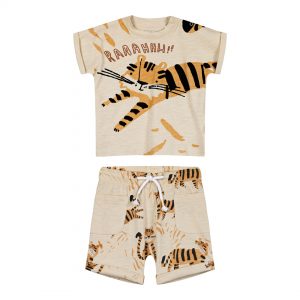 Baby boy΄s 2 piece set with print (0-18 months)