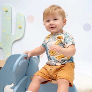 Baby boy΄s 2 piece set with print (0-18 months)