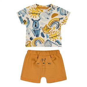 Baby boy΄s 2 piece set with print (0-18 months)