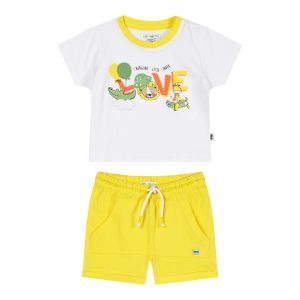 Baby boy΄s 2 piece set with print (0-18 months)