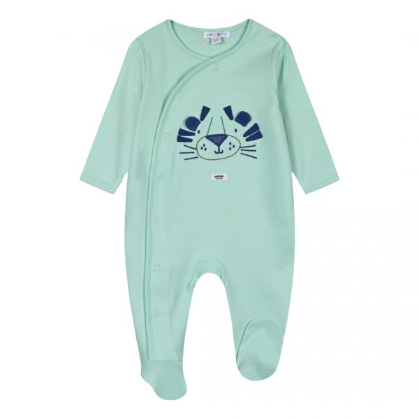 Baby boy΄s romper with embroidered details (for premature babies - 15 months)