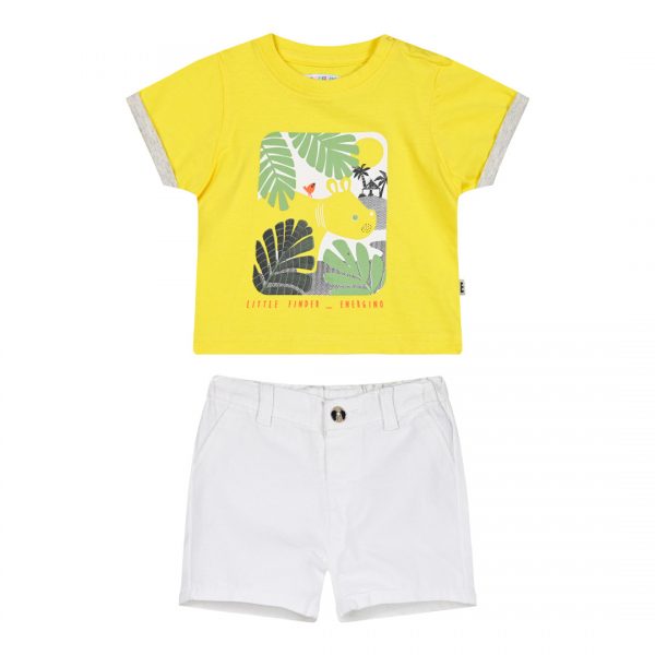 Baby boy΄s 2 piece set with print (6-18 months)