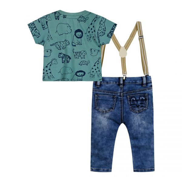 Baby boy΄s 3 piece set with print (6-18 months)