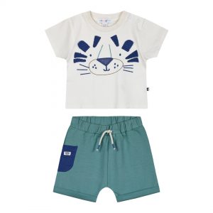 Baby boy΄s 2 piece set with print (0-18 months)