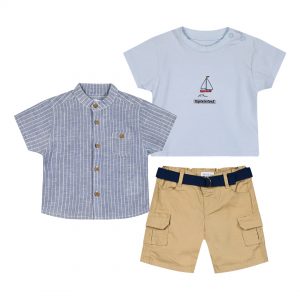 Baby boy΄s 4 piece set with print (6-18 months)