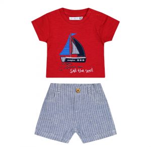 Baby boy΄s 2 piece set with embroidery (3-18 months)