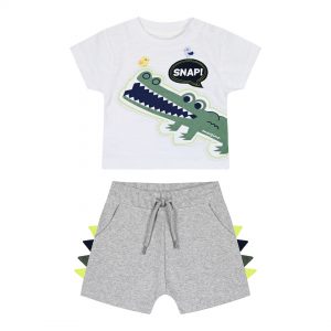 Baby boy΄s 2 piece set with print (3-18 months)