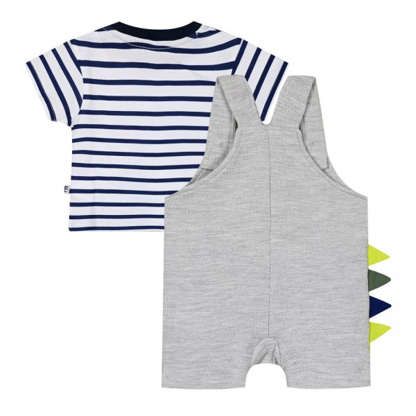 Baby boy΄s 2 piece set with shirt and romper (0-18 months)