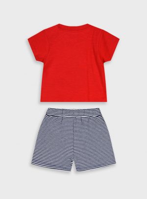 Set t-shirt and shorts for baby boys (3 - 24 months)