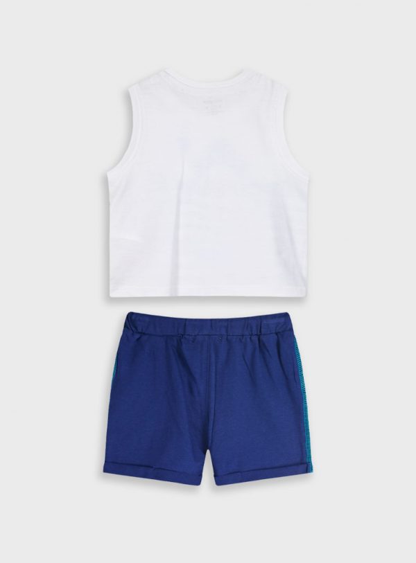 Set tank top and shorts for baby boys (3 - 24 months)