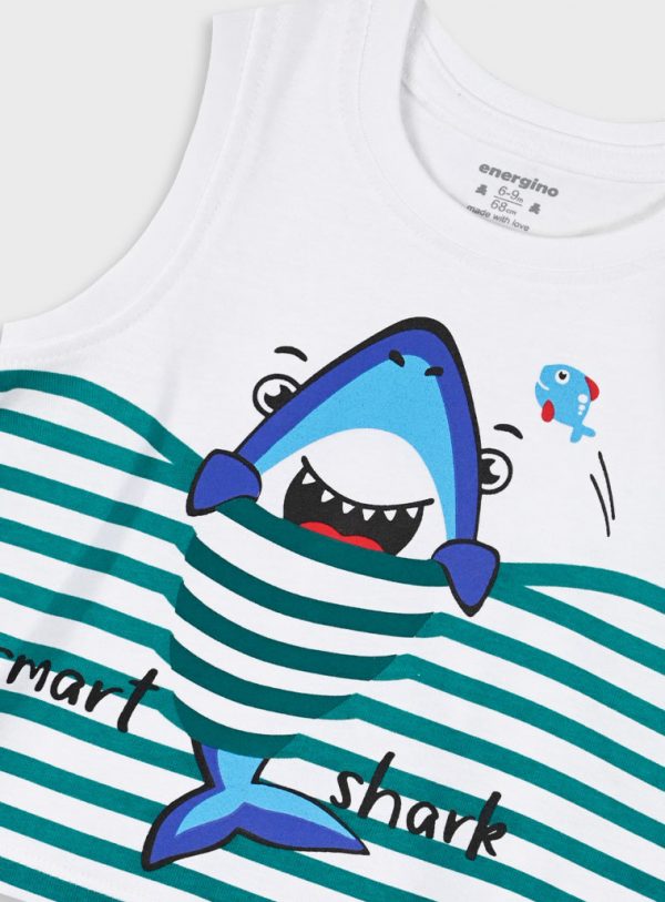 Set tank top and shorts for baby boys (3 - 24 months)