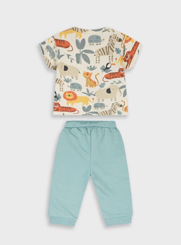 Set t-shirt and pants for baby boys (3 - 18 months)