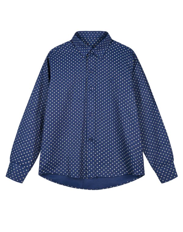 Printed button up shirt