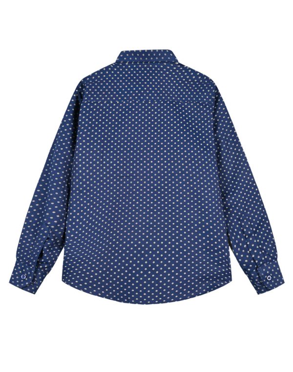 Printed button up shirt