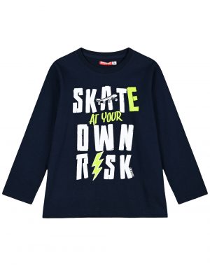 Boys΄ Mako Print Cotton T-Shirt