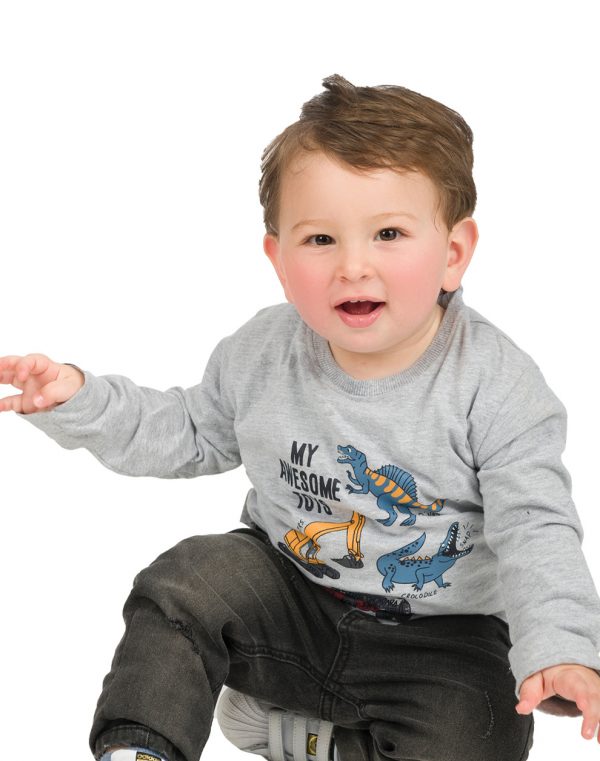 Boys΄ Mako Print Cotton T-Shirt