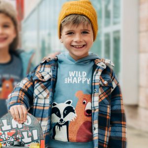 Fleece hoodie for boys