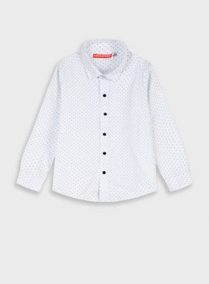 Printed button up shirt