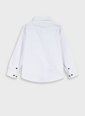 Printed button up shirt