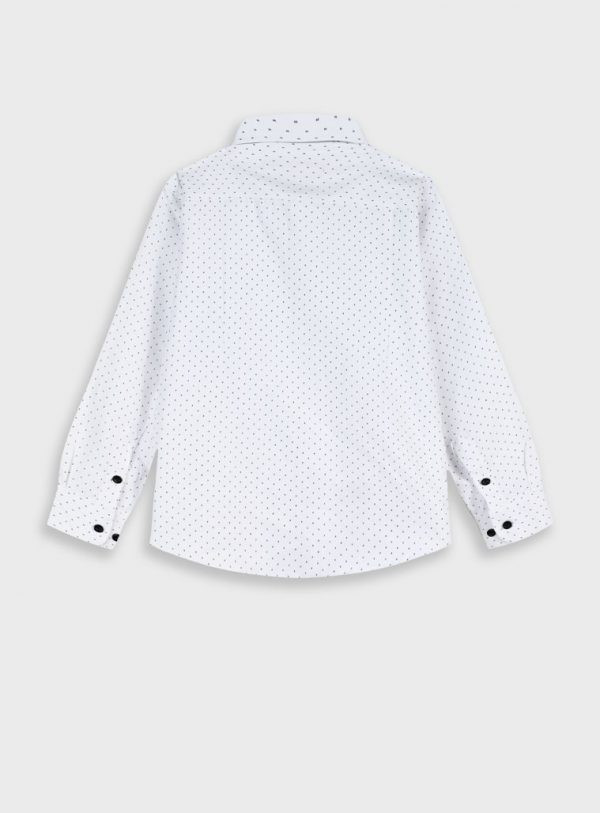 Printed button up shirt