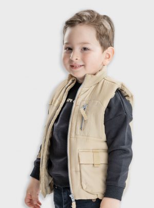 Sleeveless vest jacket