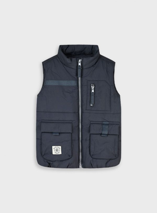 Sleeveless vest jacket