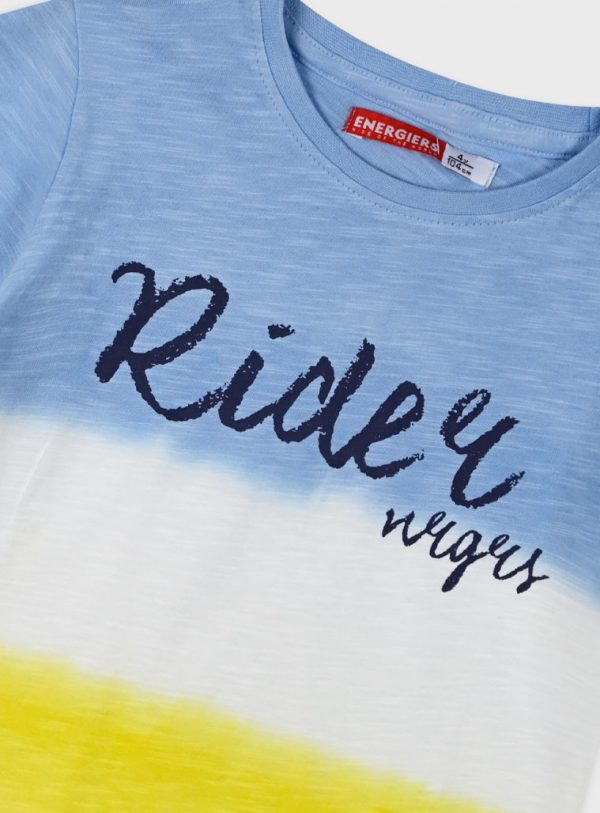 Set with striped t-shirt for boys