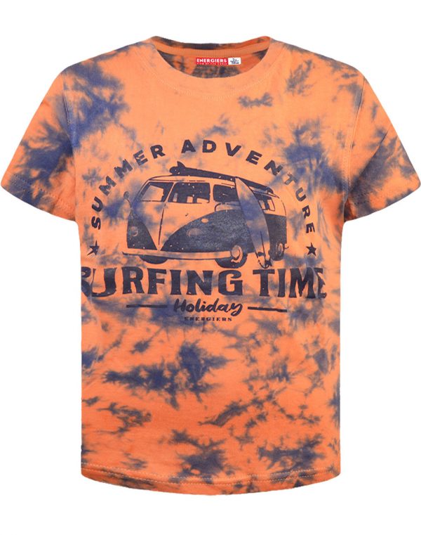 Set with printed t-shirt for boys