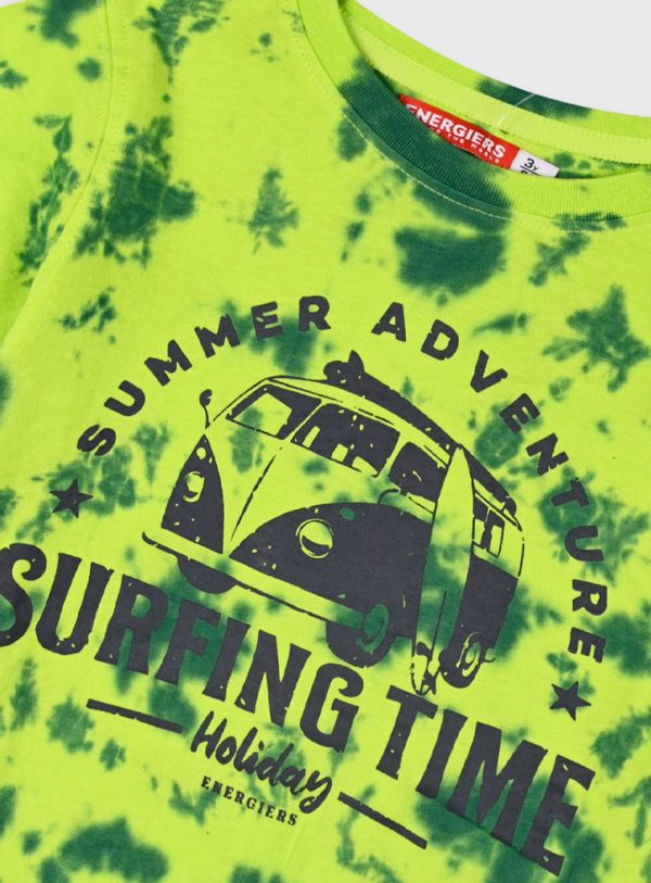 Set with printed t-shirt for boys