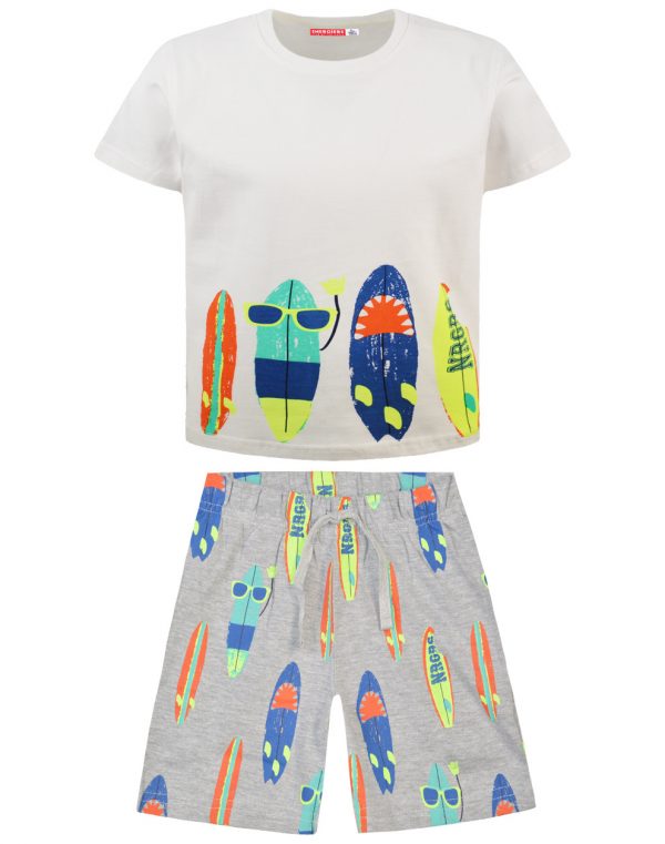 Set with print for boys