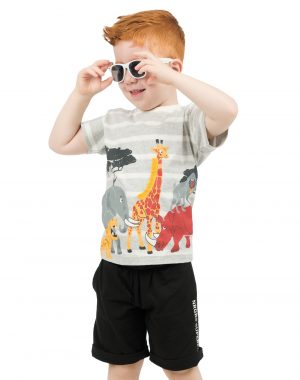 French terry bermuda for boys