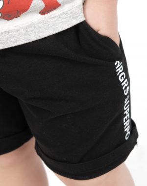 French terry bermuda for boys