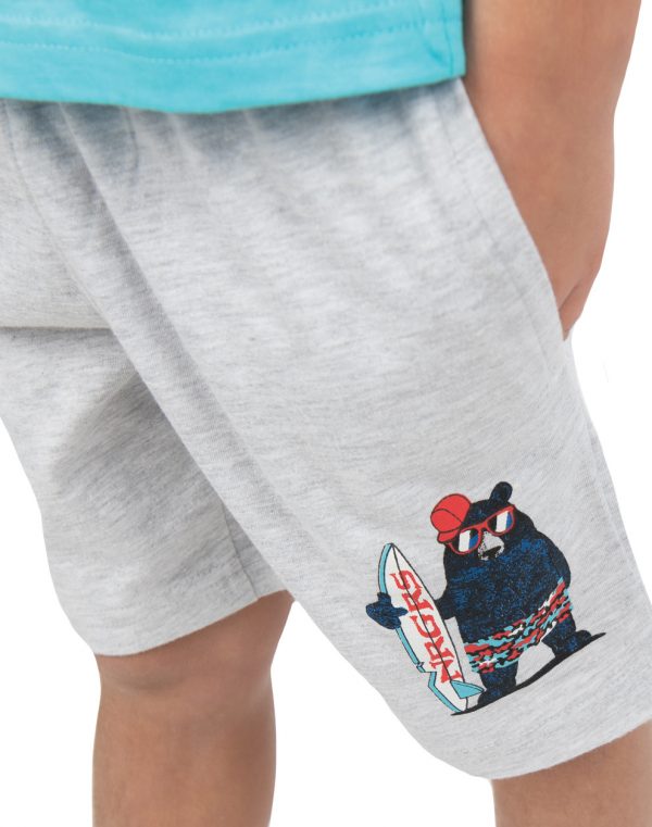 French terry bermuda for boys