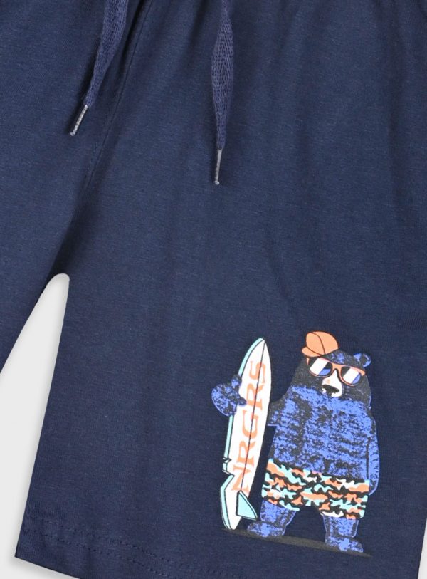 French terry bermuda for boys