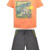 Set with print for boys